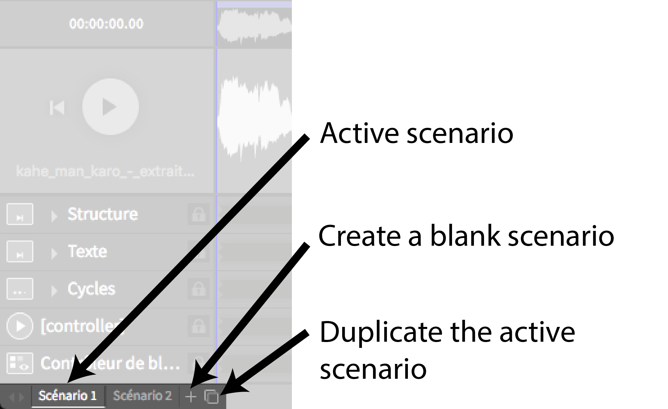 Create scenario