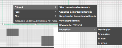 cic droit sous-menu élément