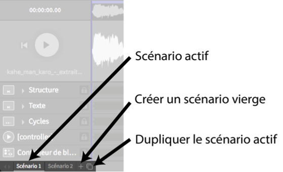 choix des scénarios